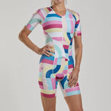 Zoot Sports Womens LTD Triathlon Aero Full-Zip Racesuit - Riviera