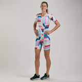 Zoot Sports TRI APPAREL WOMENS LTD TRI AERO FZ RACESUIT - RIVIERA