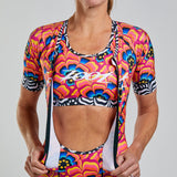 Zoot Sports TRI APPAREL WOMENS LTD TRI AERO FZ RACESUIT - TRI LOVE