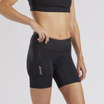 Zoot Sports Womens Core Triathlon 6 Inch Short - Black