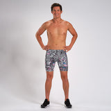 Zoot Sports Triathlon Bottoms Mens LTD Triathlon 7 Inch Short - American Rebel