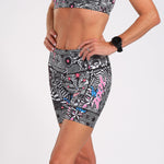 Zoot Sports Triathlon Bottoms Womens LTD Triathlon 6 Inch Short - American Rebel