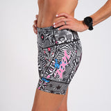 Zoot Sports Triathlon Bottoms Womens LTD Triathlon 6 Inch Short - American Rebel