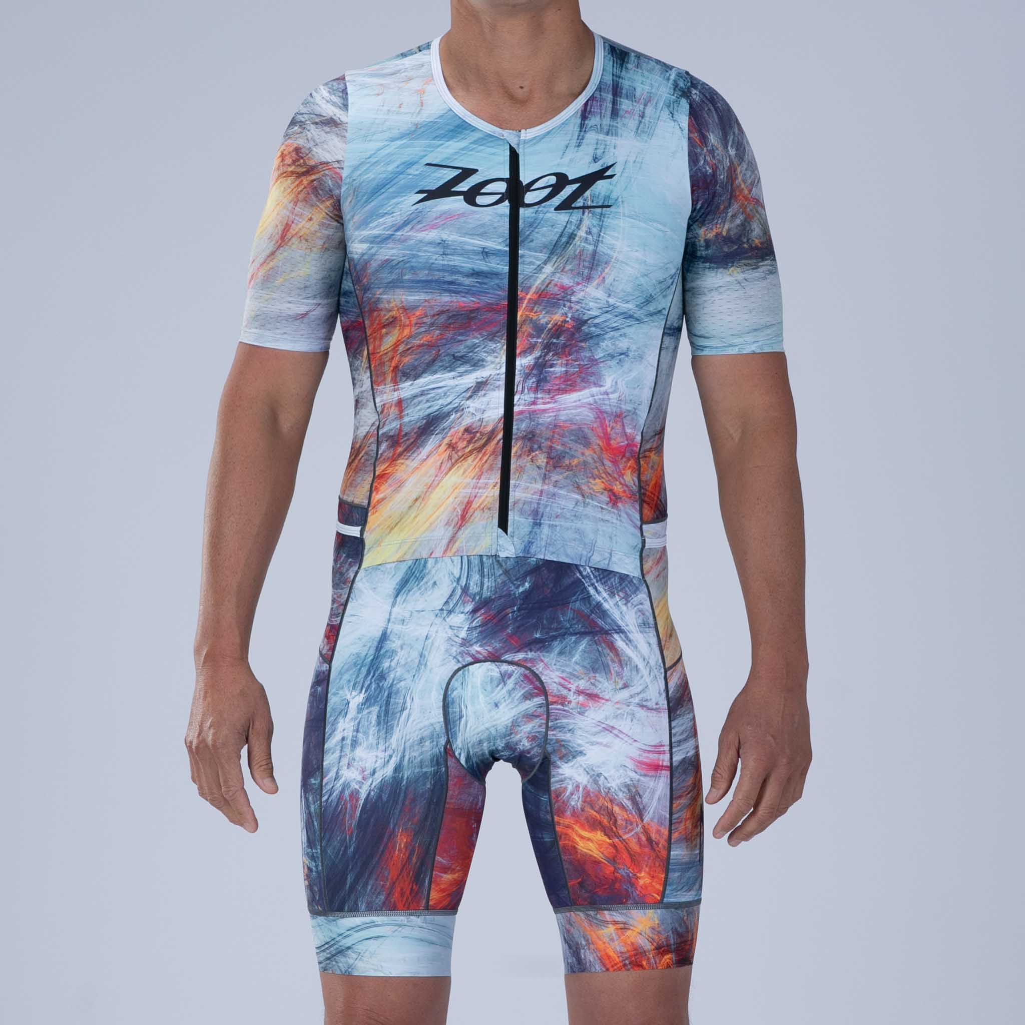 Zoot Sports TRI RACESUITS Mens LTD Triathlon Aero Full Zip Racesuit - Energy