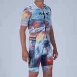 Zoot Sports TRI RACESUITS Mens LTD Triathlon Aero Full Zip Racesuit - Energy