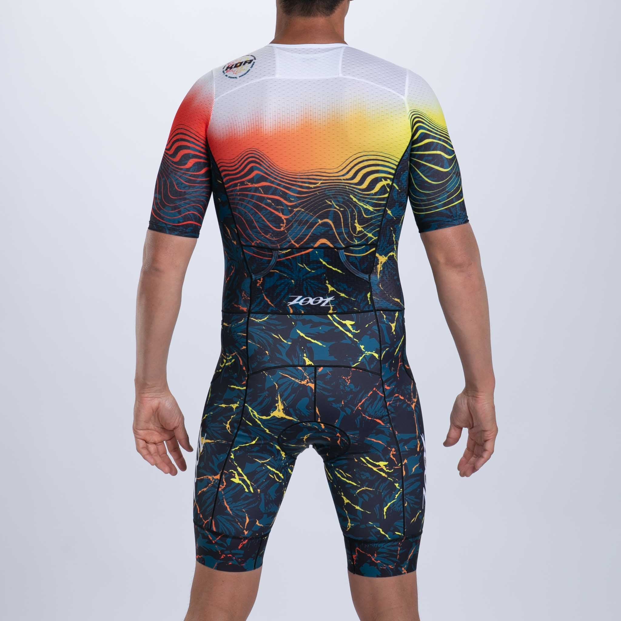 Zoot Tri Aero Full Zip Racesuitキャップ付き！ zoot-sports-tri-racesuits-men-