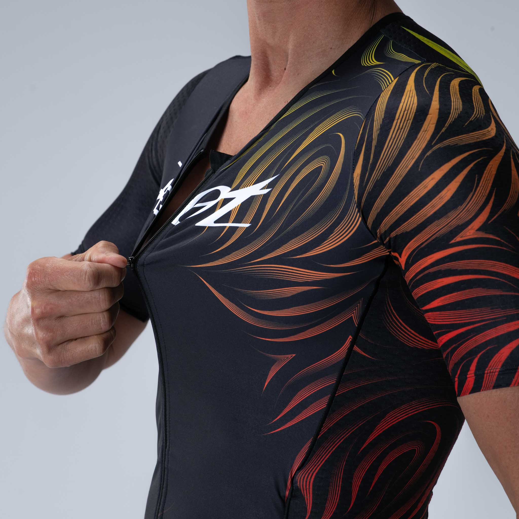 Zoot Sports TRI RACESUITS Men's Ltd Tri Aero Fz Racesuit - Phoenix