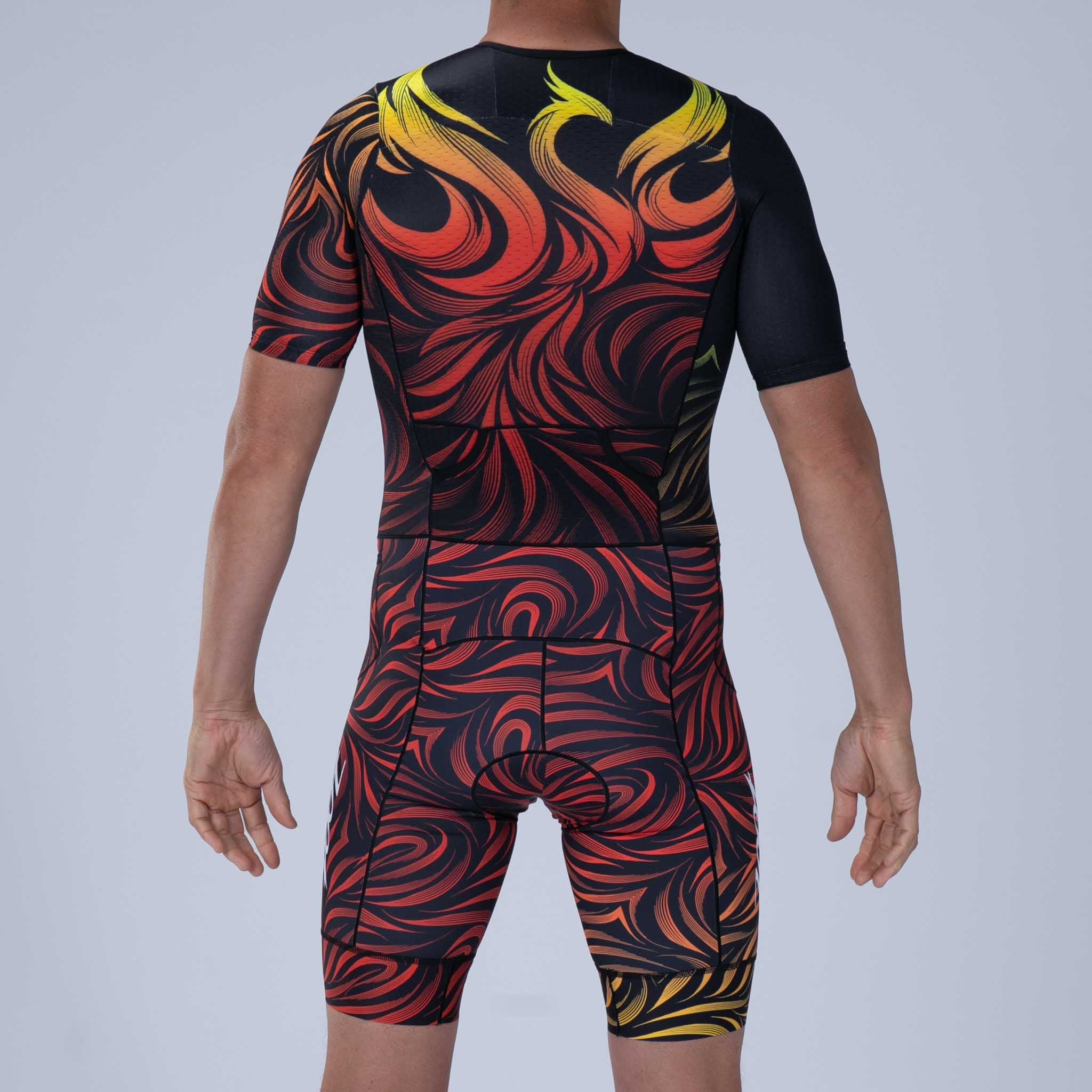 Zoot Sports TRI RACESUITS Men's Ltd Tri Aero Fz Racesuit - Phoenix