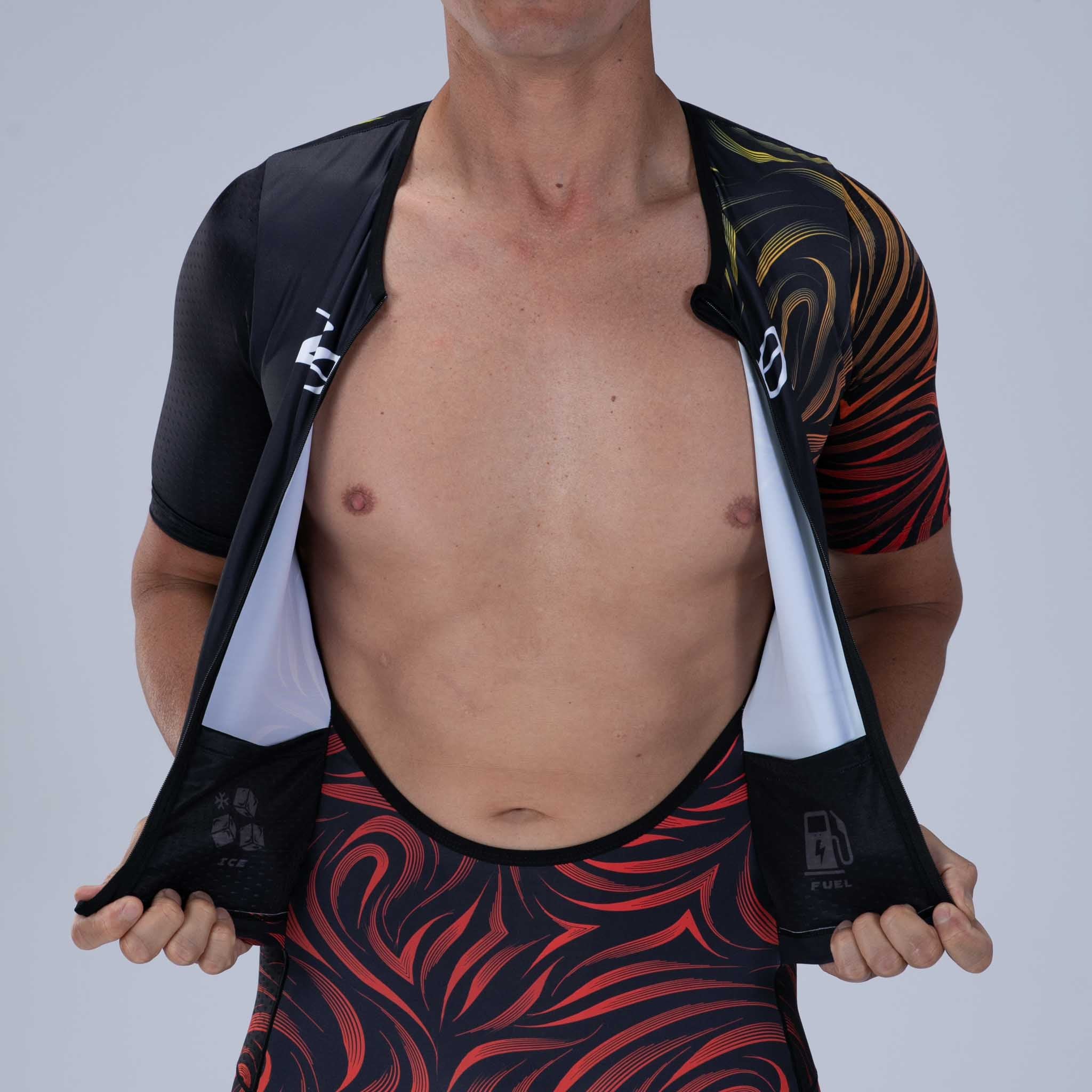 Zoot Sports TRI RACESUITS Men's Ltd Tri Aero Fz Racesuit - Phoenix