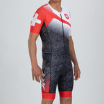 Zoot Sports TRI RACESUITS Men's Ltd Tri Aero Fz Racesuit - Switzerland