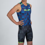 Zoot Sports TRI RACESUITS Mens LTD Tri Sleeveless Full Zip Racesuit - Speedway