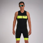 Zoot Sports Triathlon Racesuits Mens Core Plus Racesuit Safety Yellow
