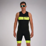 Zoot Sports Triathlon Racesuits Mens Core Plus Racesuit Safety Yellow