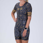 Zoot Sports TRI RACESUITS Womens LTD Triathlon Aero  Full Zip Racesuit - Cheetah