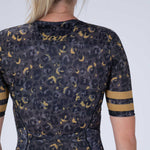 Zoot Sports TRI RACESUITS Womens LTD Triathlon Aero  Full Zip Racesuit - Cheetah