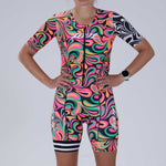 Zoot Sports TRI RACESUITS Womens LTD Triathlon Aero  Full Zip Racesuit - Fab