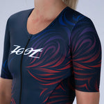 Zoot Sports TRI RACESUITS Women's Ltd Tri Aero Fz Racesuit - Phoenix