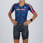 Zoot Sports TRI RACESUITS Womens LTD Tri Aero Full Zip Racesuit - Speedway