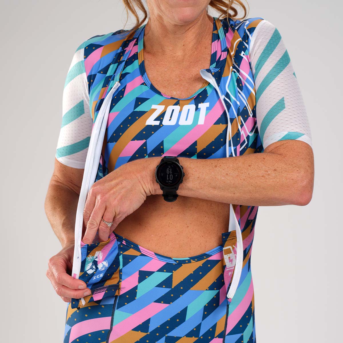 Zoot Sports Triathlon Racesuits Womens LTD Triathlon Aero Full Zip Racesuit - Unbreakable