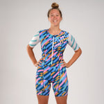 Zoot Sports Triathlon Racesuits Womens LTD Triathlon Aero Full Zip Racesuit - Unbreakable