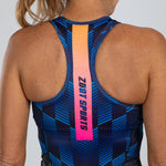 Zoot Sports TRI RACESUITS Womens LTD Tri Sleeveless Full Zip Racesuit - Speedway
