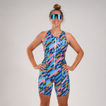 Zoot Sports Triathlon Racesuits Womens LTD Triathlon Sleeveless Full Zip Racesuit - Unbreakable