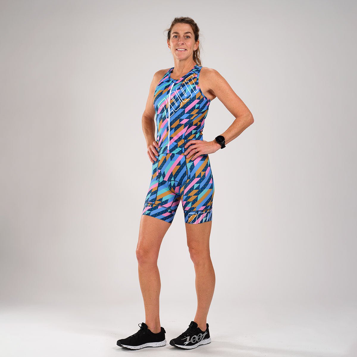 Zoot Sports Triathlon Racesuits Womens LTD Triathlon Sleeveless Full Zip Racesuit - Unbreakable