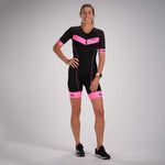 Zoot Sports TRI RACESUITS WOMENS CORE + AERO RACESUIT - BLUSH