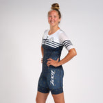 Zoot Sports Triathlon Racesuits Womens LTD Triathlon Aero Full-Zip Racesuit - Anchors Away