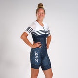 Zoot Sports Triathlon Racesuits Womens LTD Triathlon Aero Full-Zip Racesuit - Anchors Away