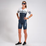 Zoot Sports Triathlon Racesuits Womens LTD Triathlon Aero Full-Zip Racesuit - Anchors Away