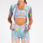 Zoot Sports Triathlon Racesuits Womens LTD Triathlon Aero Full Zip Racesuit -  Live Aloha