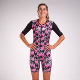 Zoot Sports TRI RACESUITS WOMENS LTD Triathlon AERO FZ RACESUIT - NIUHI