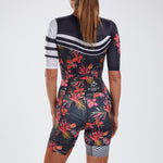 Zoot Sports Triathlon Racesuits Womens LTD Triathlon Aero Full Zip Racesuit - Waikoloa