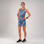 Zoot Sports Triathlon Shorts Womens LTD Triathlon 6 Inch Short - Unbreakable