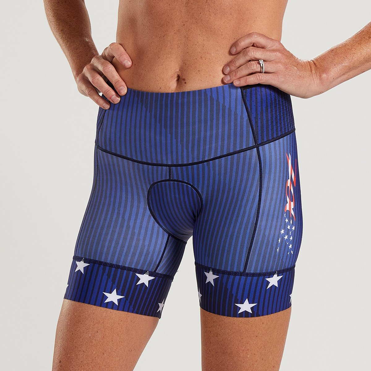 Zoot Sports TRI SHORTS WOMENS LTD TRI 6 " SHORT - STARS & STRIPES