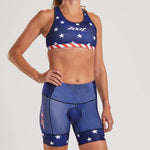 Zoot Sports TRI SHORTS WOMENS LTD TRI 6 " SHORT - STARS & STRIPES