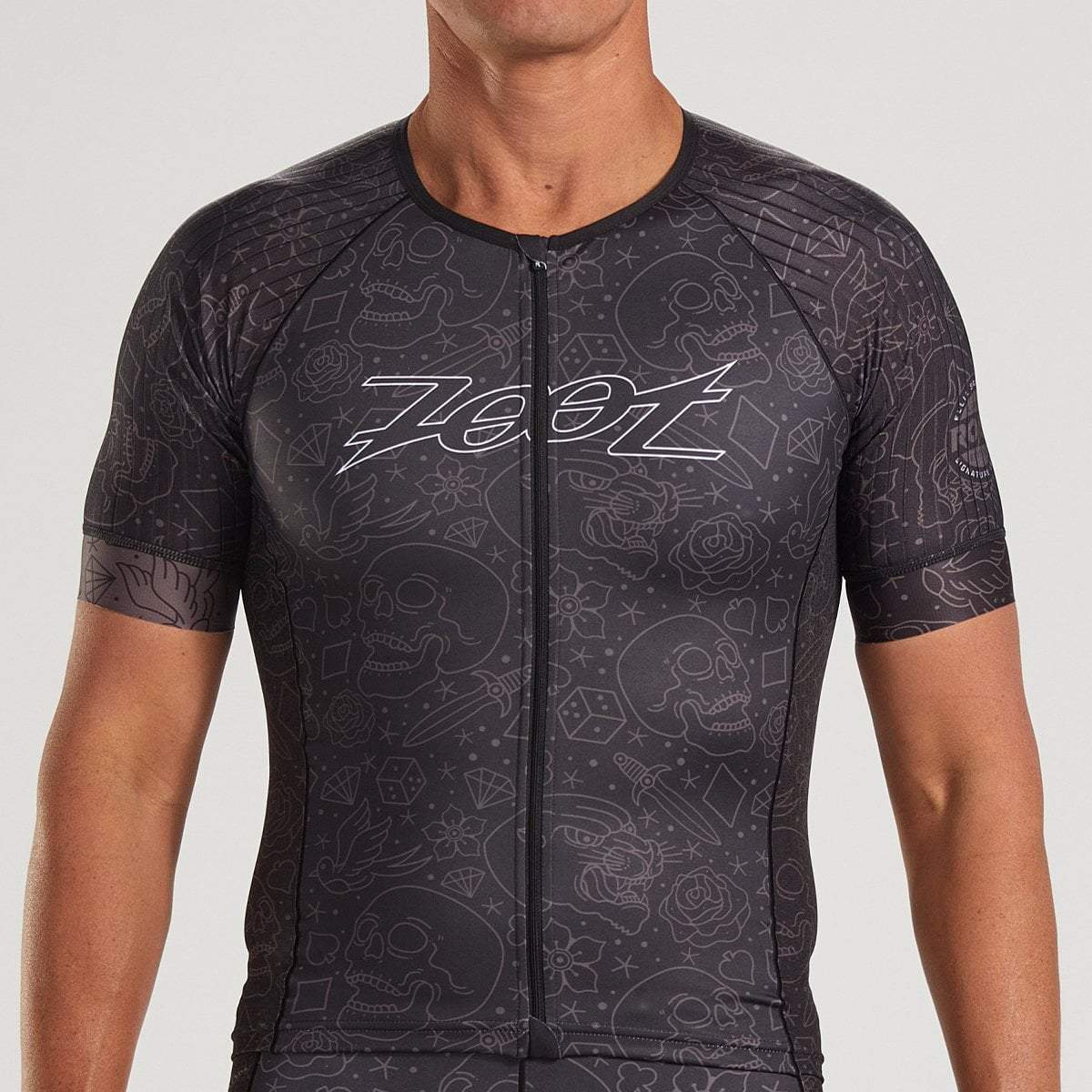 Zoot Sports Mens LTD Triathlon Aero Jersey - Black Roar