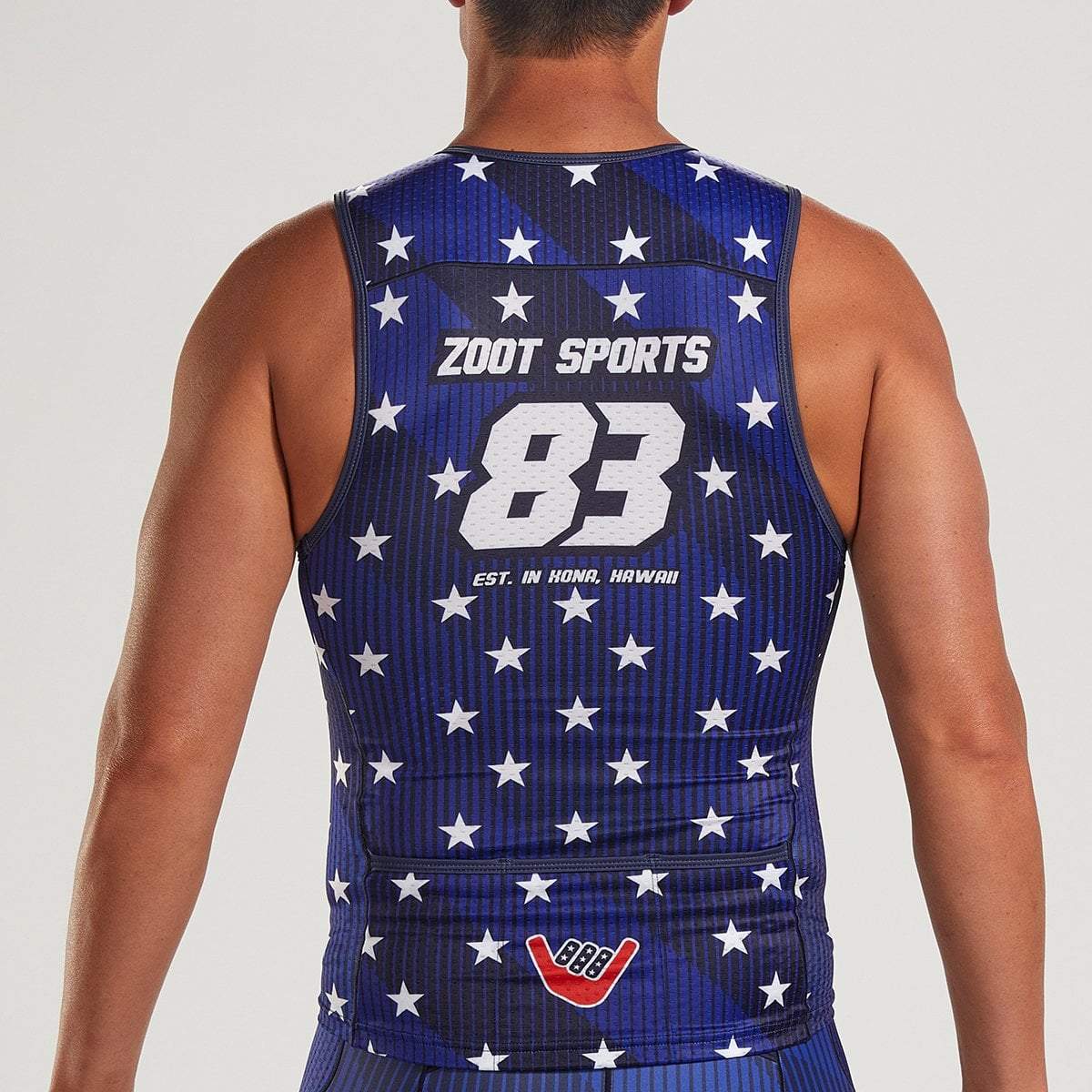 Zoot Sports TRI TOPS MENS LTD TRI TANK - STARS & STRIPES