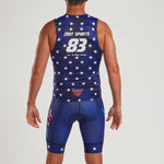 Zoot Sports TRI TOPS MENS LTD TRI TANK - STARS & STRIPES