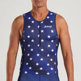 Zoot Sports Mens LTD Triathlon Tank - Stars & Stripes