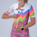 Zoot Sports TRI TOPS Women's Ltd Tri Aero Jersey - Salty Groove