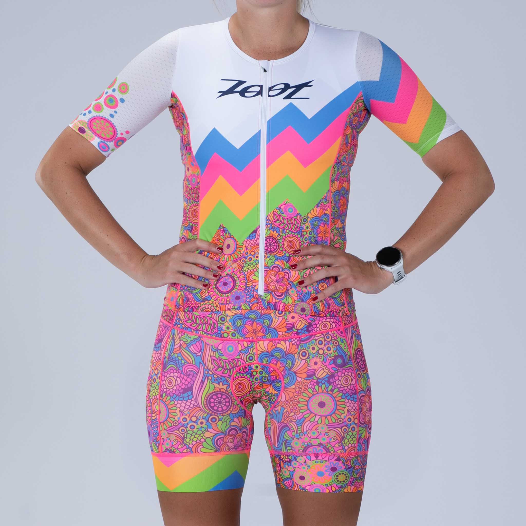 Zoot Sports TRI TOPS Women's Ltd Tri Aero Jersey - Salty Groove