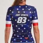 Zoot Sports TRI TOPS WOMENS LTD TRI AERO JERSEY - STARS & STRIPES