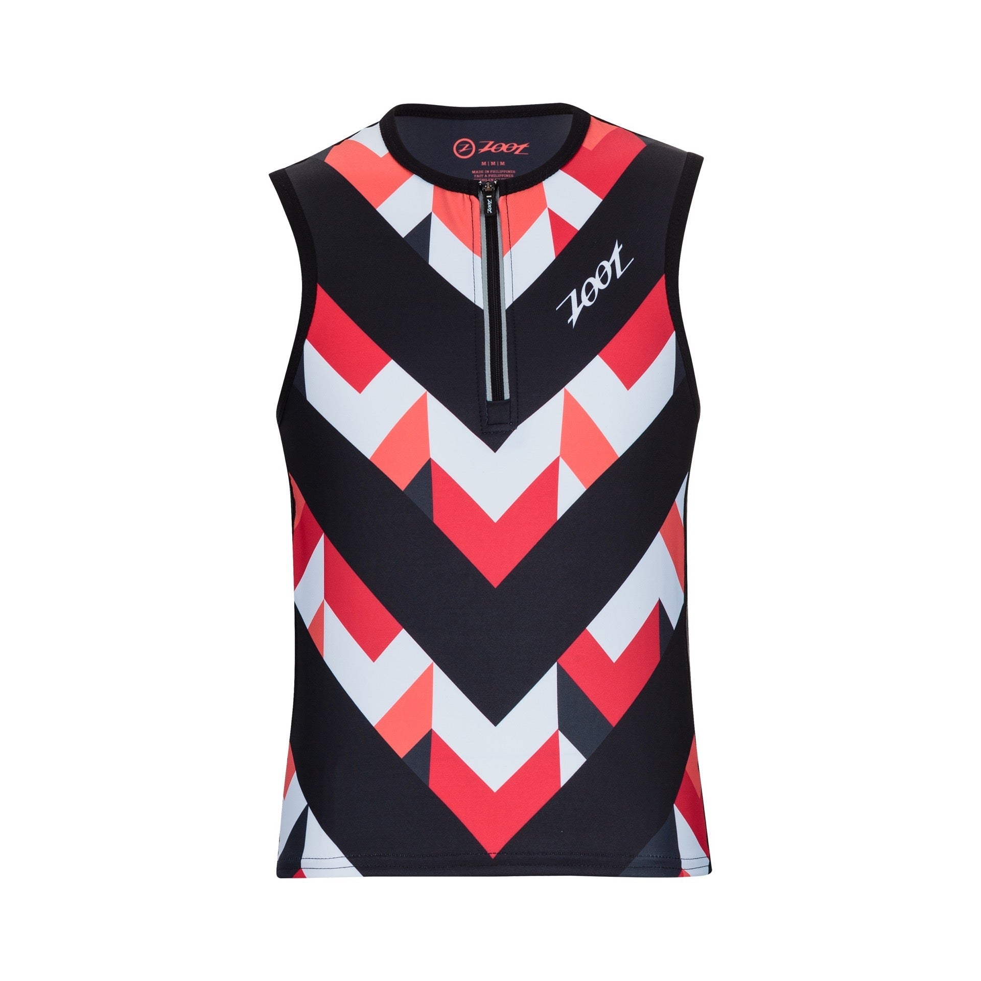 Zoot Sports Kids Unisex LTD Triathlon Tank - Chevron Stripe